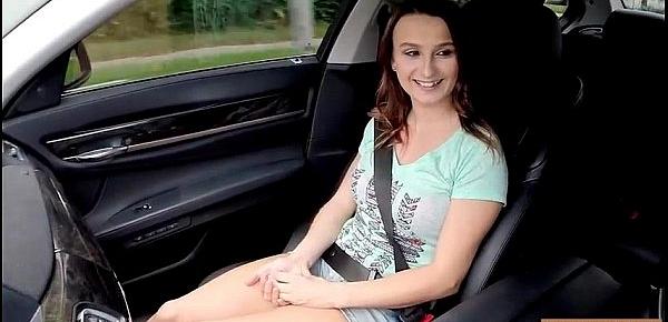  Sadie Leigh hitchhikes and fucked good by nasty stranger guy